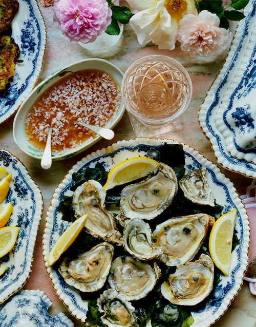 Oyster Tower with Herbed Mignonette