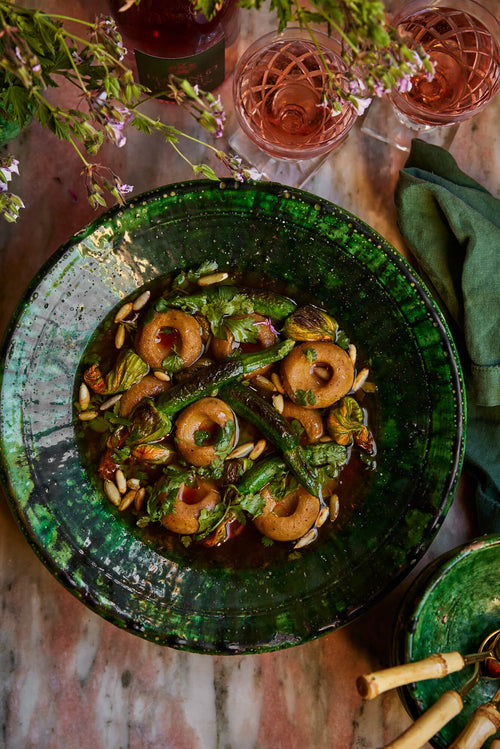 Chochoyotes In Spiced Broth with Salsa Verde