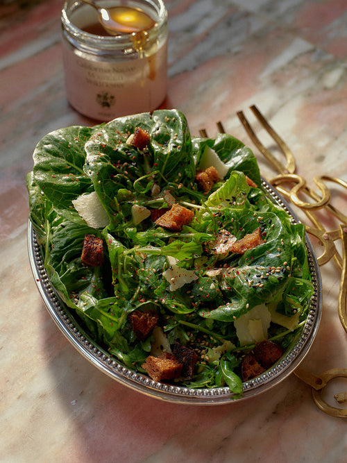 Green K.I.S.S. Salad with Yuzu Vinaigrette