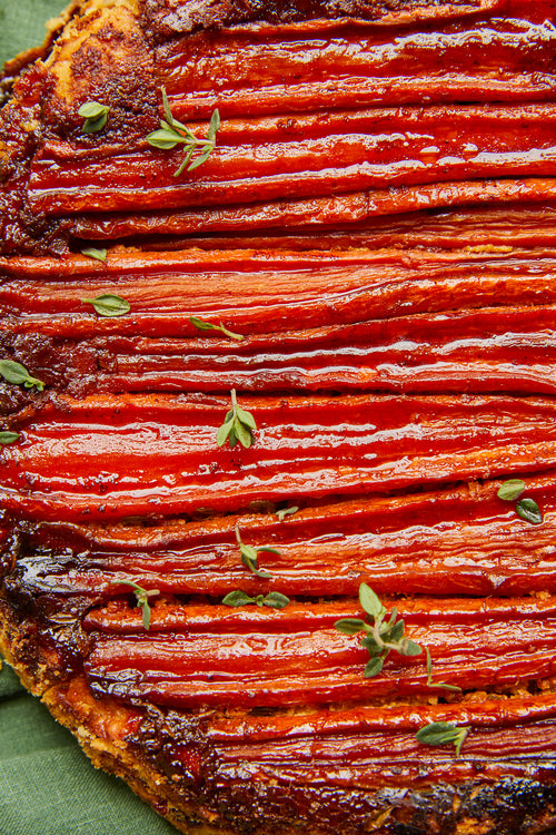 Spring Carrot Tarte Tatin