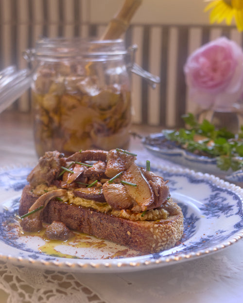 Mixed Mushroom Confit + Mushroom Mayo