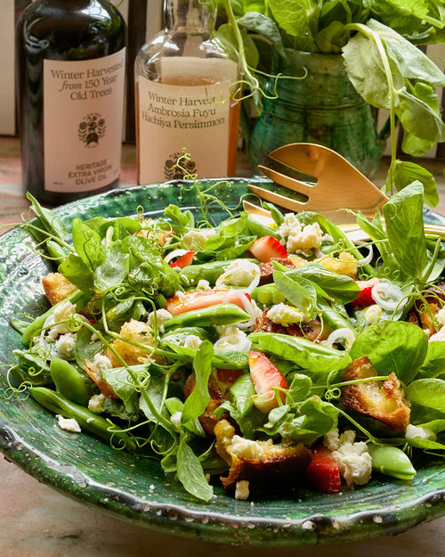 Strawberry & Sugar Snap Pea Salad