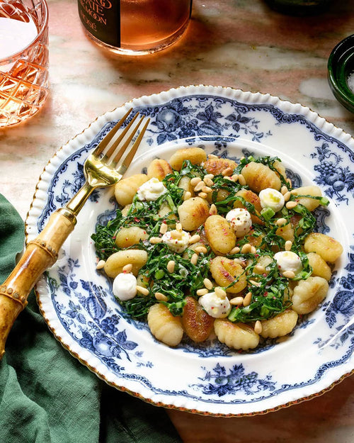 Potato Gnocchi & Collard Greens