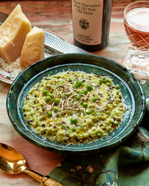 Vibrant Pea Risotto