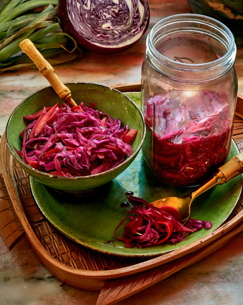 Pickled Purple Slaw