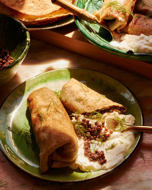 Lentil Blinchiki Crepes