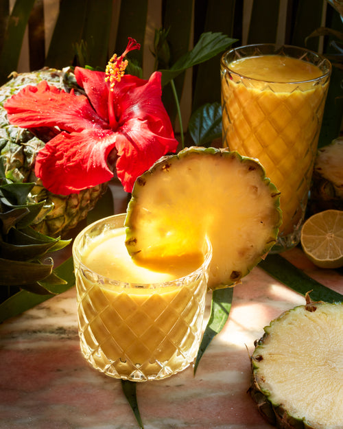 Golden Pineapple Sea Moss Smoothie