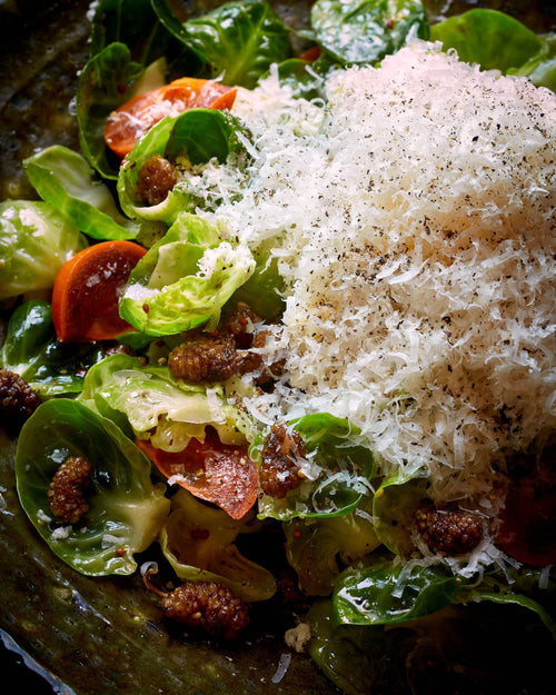 Warm Brussels Sprouts Salad