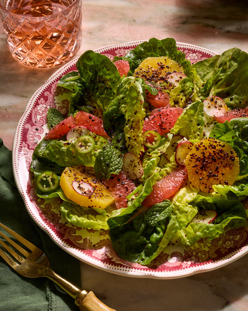 Winter Greens and Citrus Salad with Sumac Vinaigrette