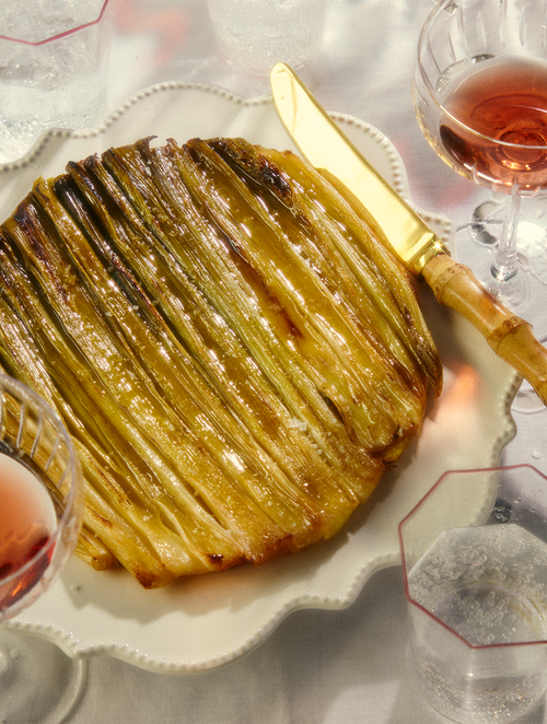 Leek Tarte Tatin