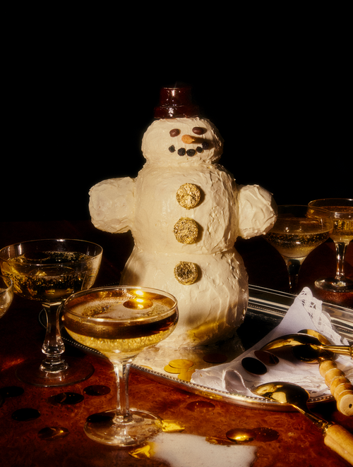 Snowman Cake