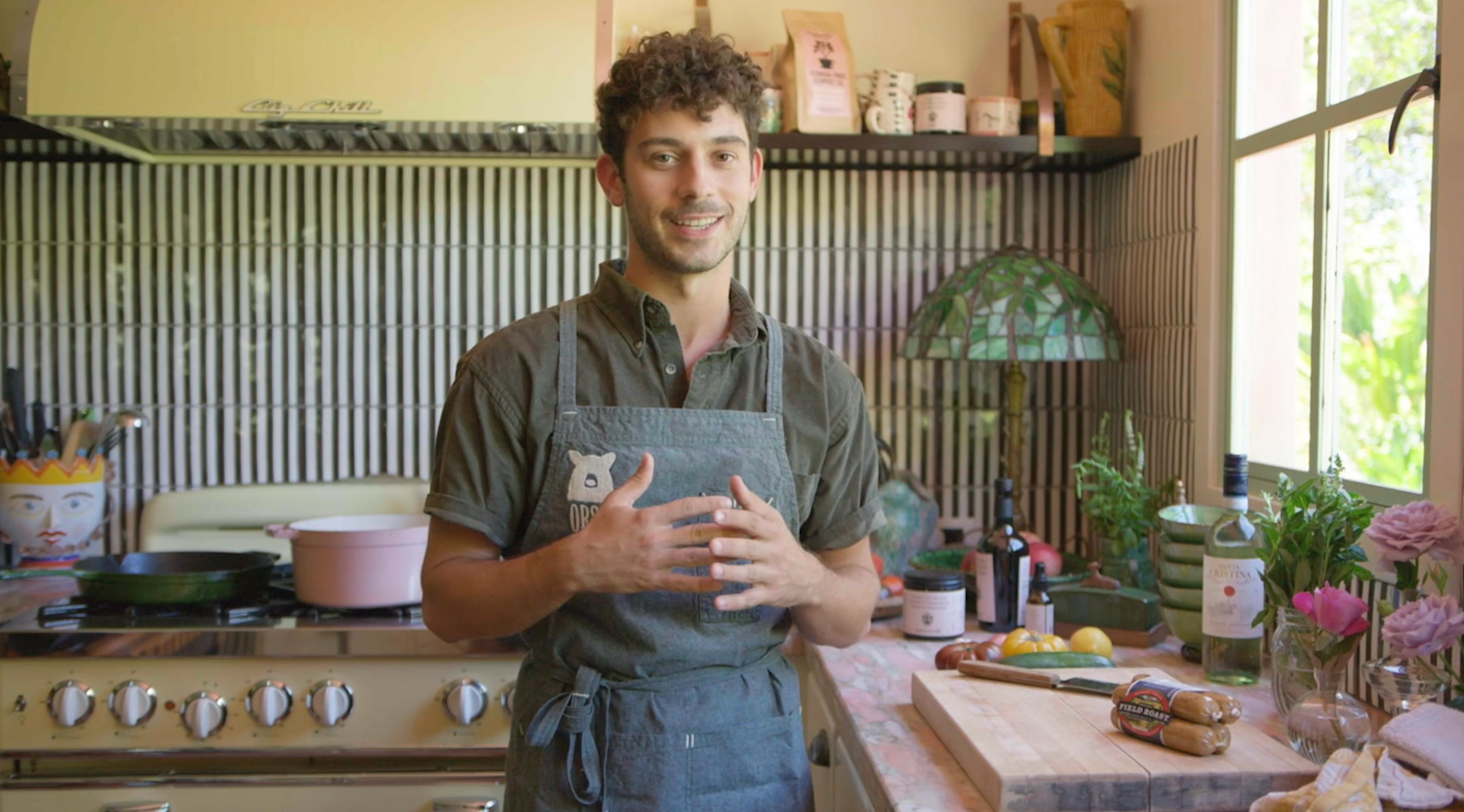 Chef Josh's Semolina Pasta with Saffron Turmeric Butter Sauce