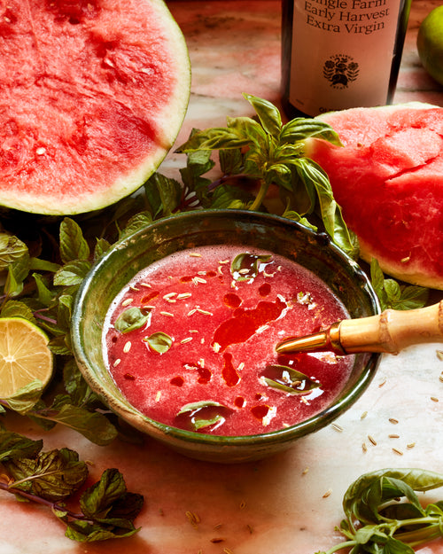 Herbed Watermelon Gazpacho