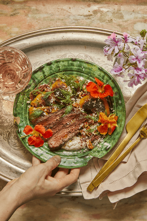 Marinated Beets & Skirt Steak