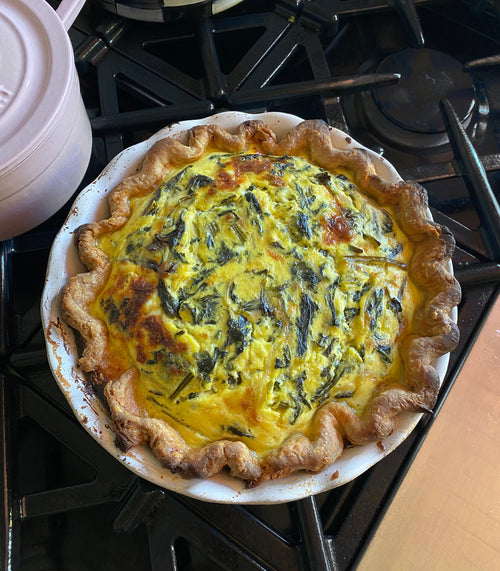 Greens Quiche