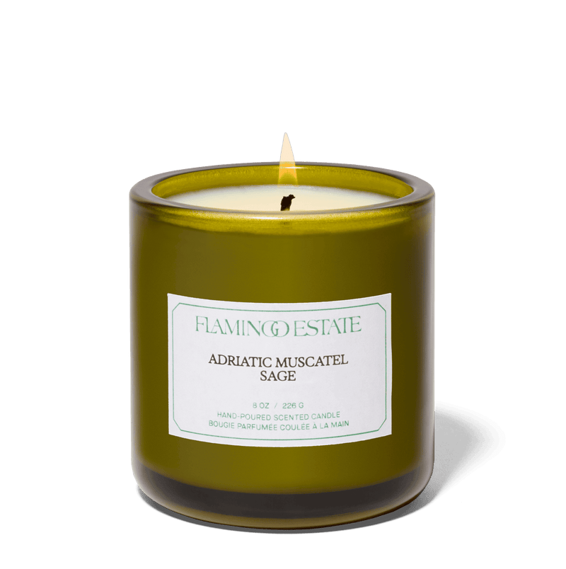 Adriatic Muscatel Sage Candle - Flamingo Estate