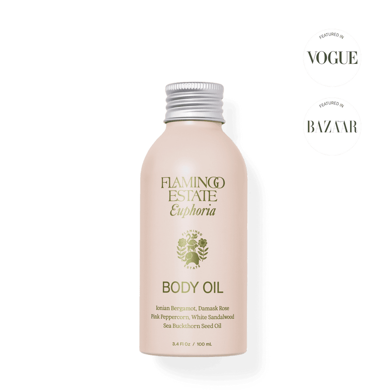 Damask Rose & Bergamot Body Oil - Flamingo Estate