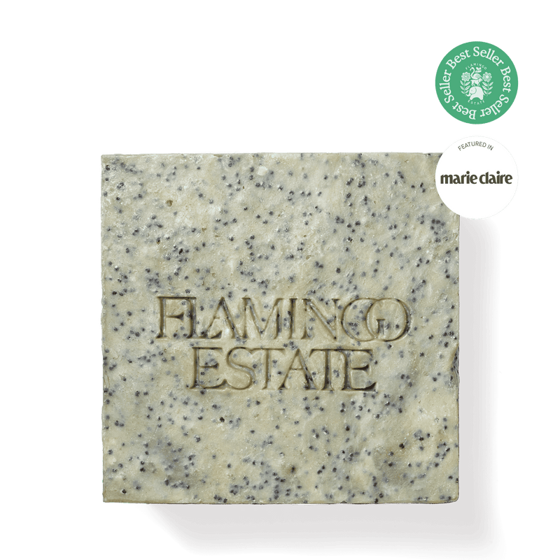 Exfoliating Peppermint Soap Brick - Flamingo Estate